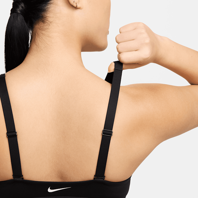 Nike Pro Indy Plunge Medium-Support Padded Sports Bra zwart 30915 4