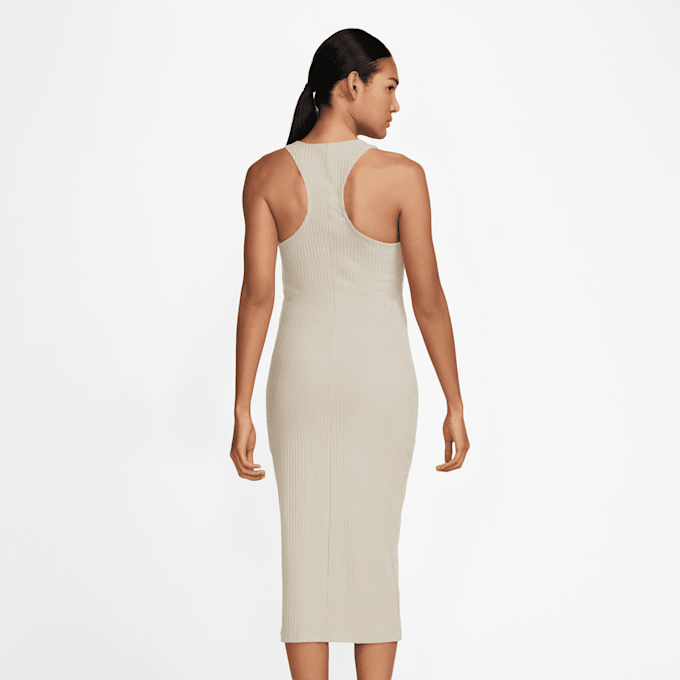 Nike Sportswear Chill Knit Rib Midi Dress bege 30920 2