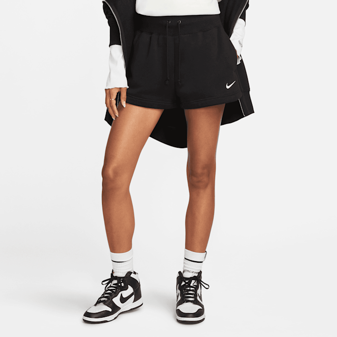 Nike   Sportswear Phoenix Fleece High-Rise Shorts nero 30927 1