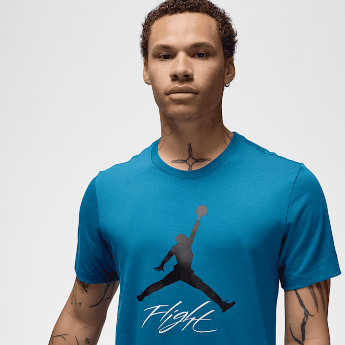 Jordan Jumpman Flight High-Brand-Read Tee blau 30959 3