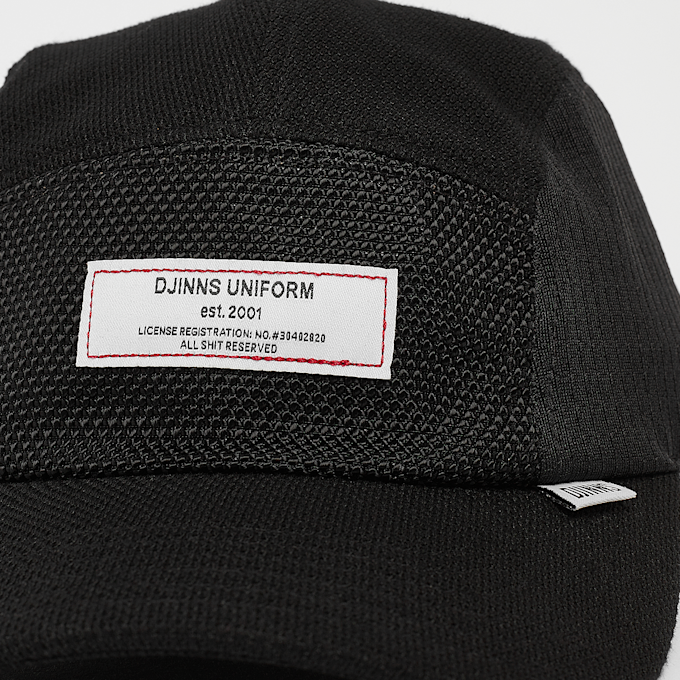 DJINNS 5 Panel Curved Visor Tech Mix czarny 30991 4