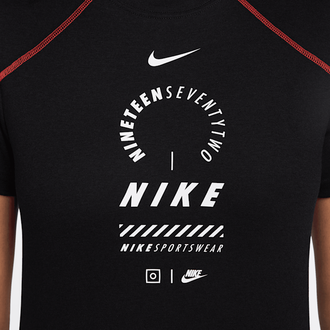 Nike Sportswear Short-Sleeve Dress crna 31023 3