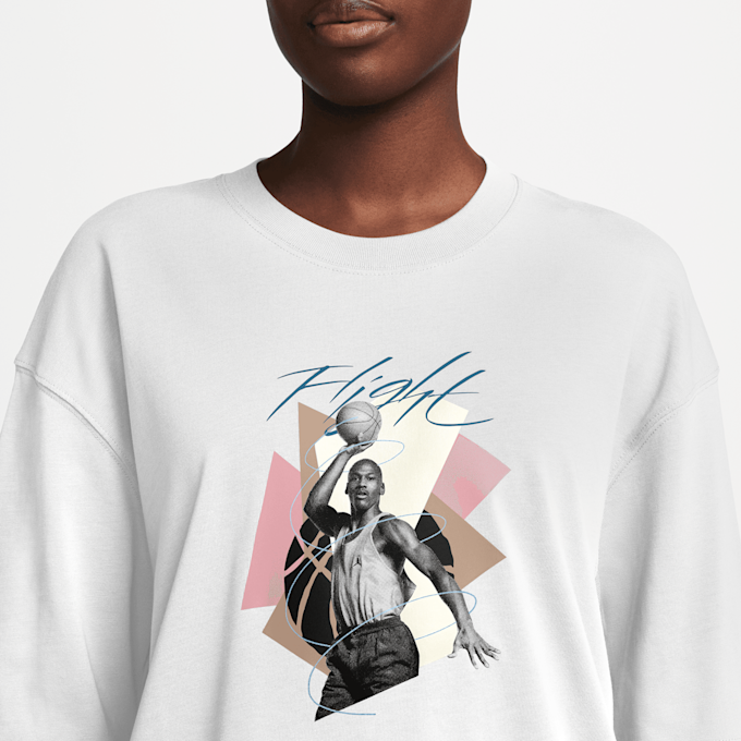 Jordan Short Sleeve Graphics Oversized Tee 2 branco 31078 3