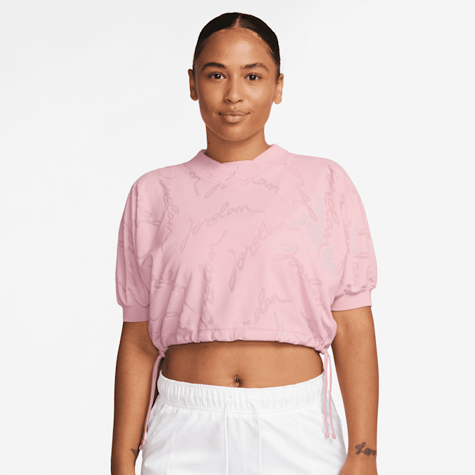 Jordan Short Sleeve Top rosa  31146 1
