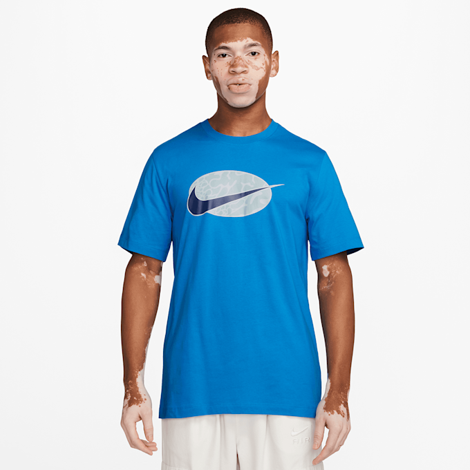 Nike Sportswear Short Sleeve T-Shirt Swoosh SP24 plava 31203 1