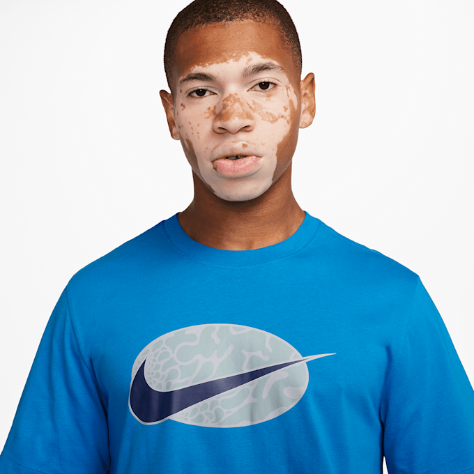 Nike Sportswear Short Sleeve T-Shirt Swoosh SP24 blu 31203 3