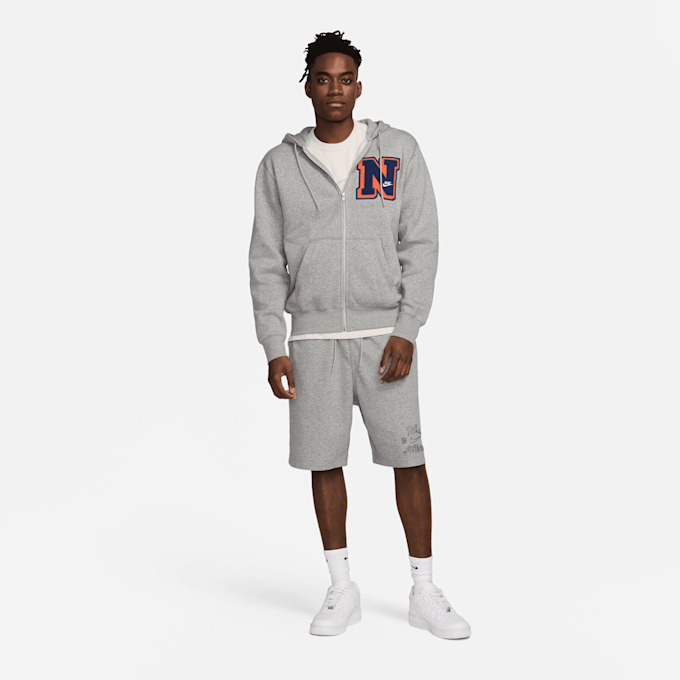 Nike   Club Basketball Fullzip Pullover Hoodie Varsity siva 31205 5