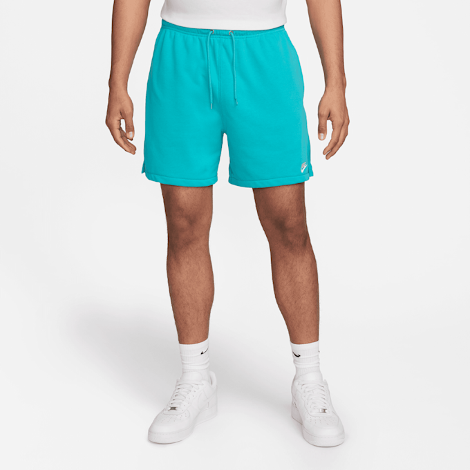 Nike Club Flow French Terry Shorts turchese 31229 1