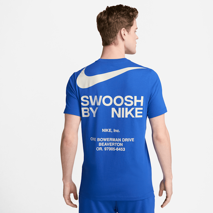 Nike   Sportswear Big Swoosh Tee azul 31236 2