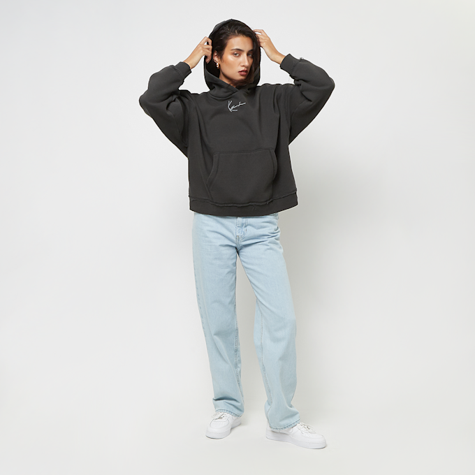 Karl Kani Small Signature Washed Os Hoodie black gris 31299 5