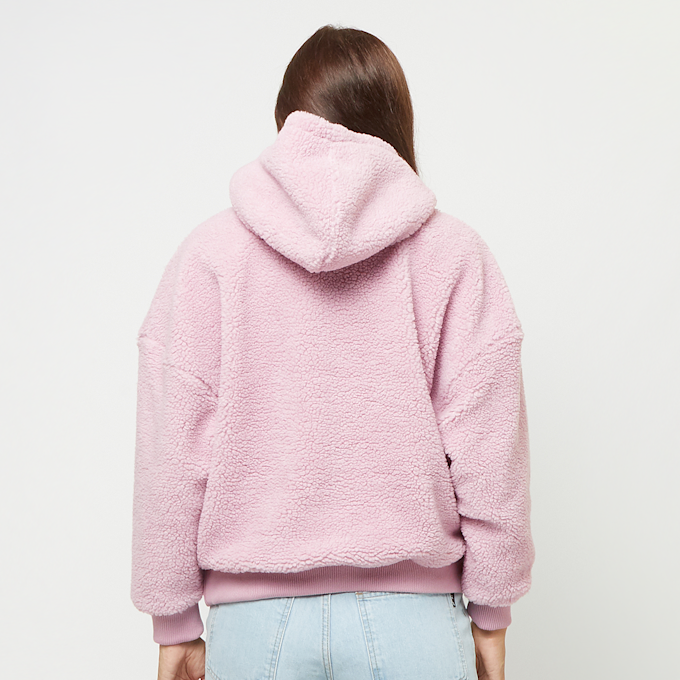 Karl Kani Metal Signature Teddy Oversized Hoodie rosa 31302 2