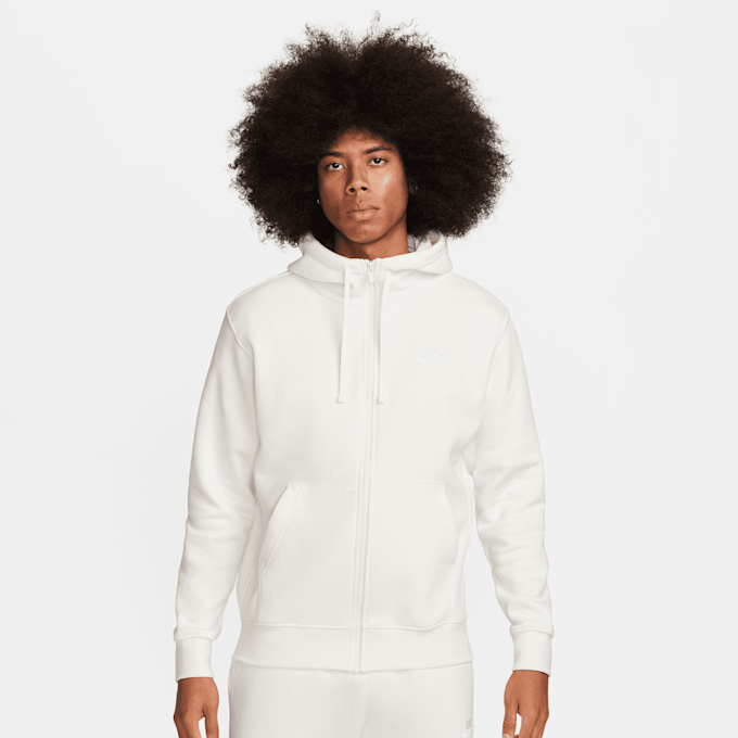 Nike Sportswear Club Hoodie Full zip BB blanco 31337 1
