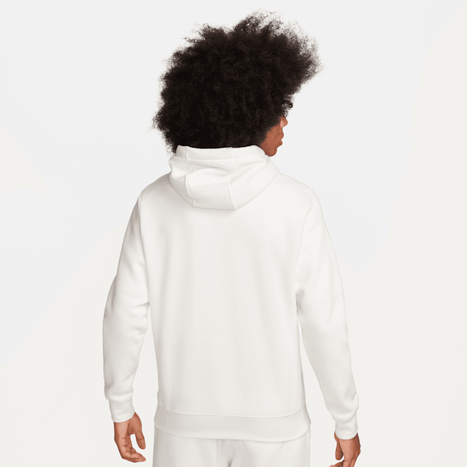 Nike Sportswear Club Hoodie Full zip BB bianco 31337 2