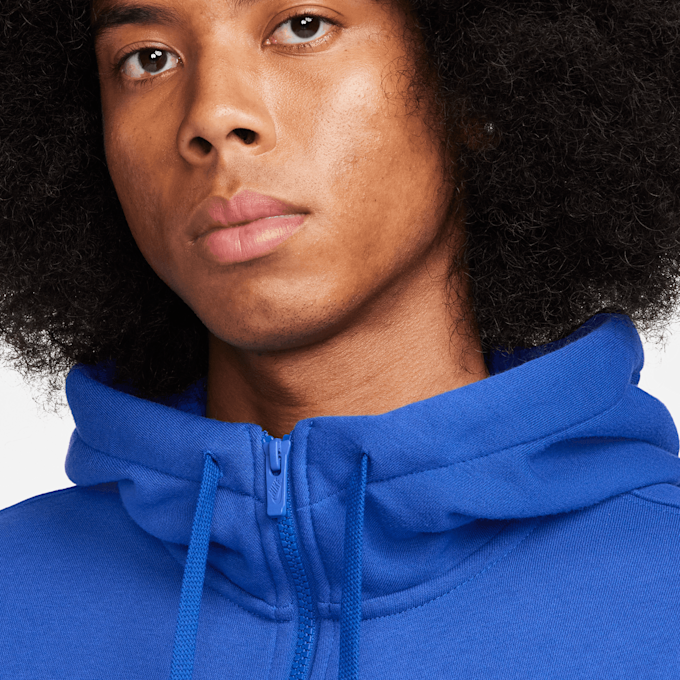 Nike Sportswear Club Hoodie Full zip BB blauw 31338 5