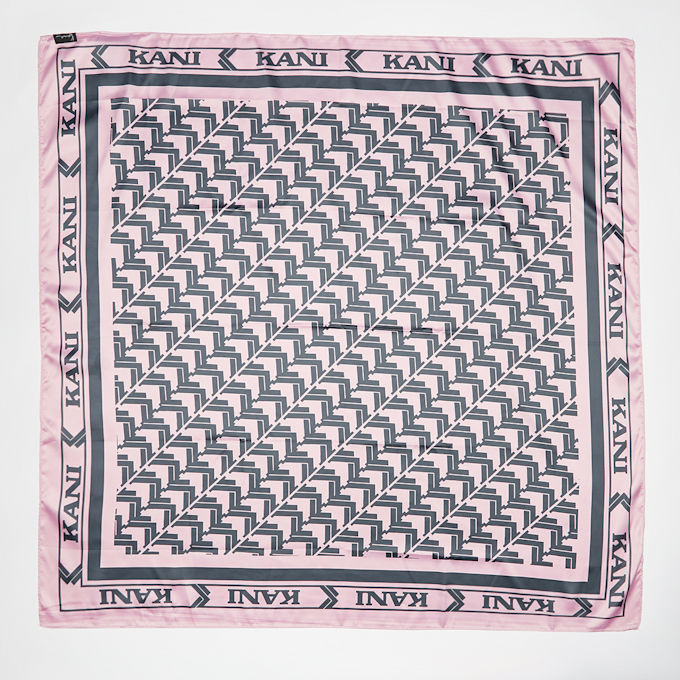 Karl Kani OG All Over Print Satin Scarf lichtroze 31382 1