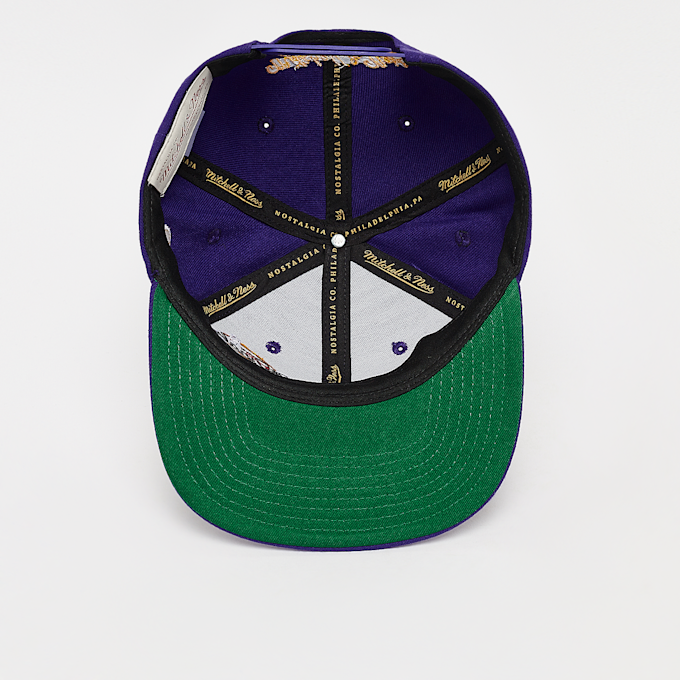 Mitchell & Ness World Champs Snapback MLB Los Angeles Lakers pourpre 31417 3