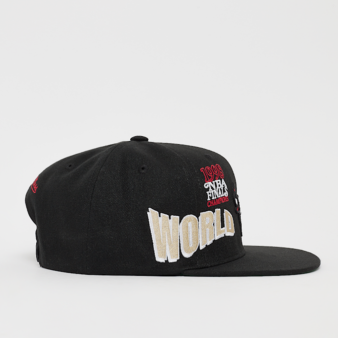 Mitchell & Ness World Champs Snapback MLB Chicago Bulls schwarz 31421 4