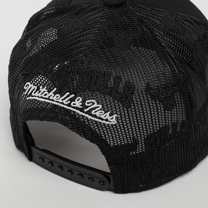 Mitchell & Ness Monogram Trucker NBA Chicago Bulls preto 31437 4