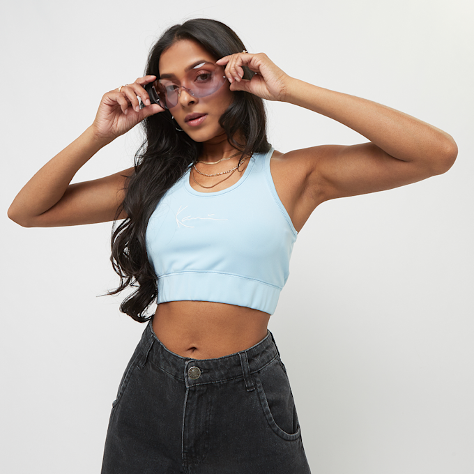 Karl Kani Small Signature Racer Bralette plava 31569 1