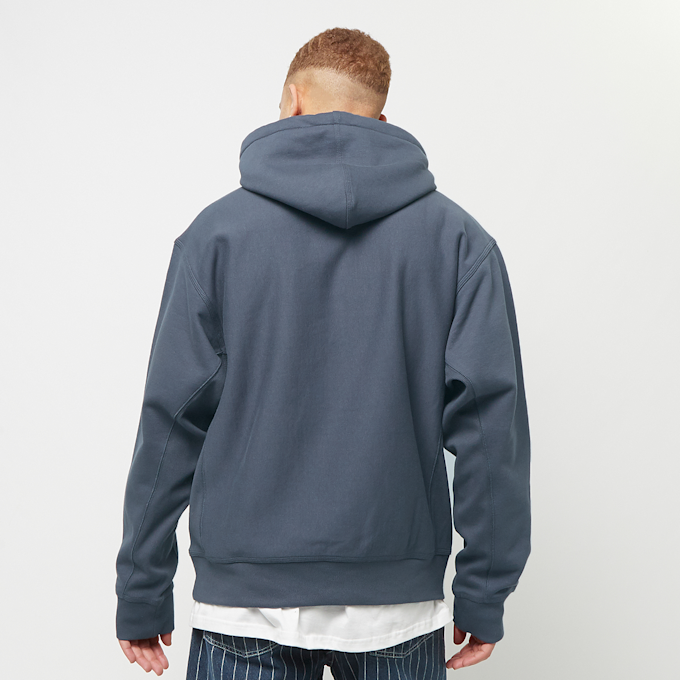 Carhartt WIP Hooded American Script Sweatshirt  Zeus blau 31604 2
