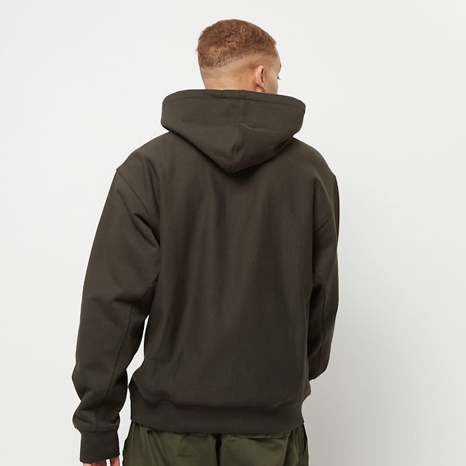 Carhartt WIP Hooded American Script Sweatshirt brązowy 31605 2