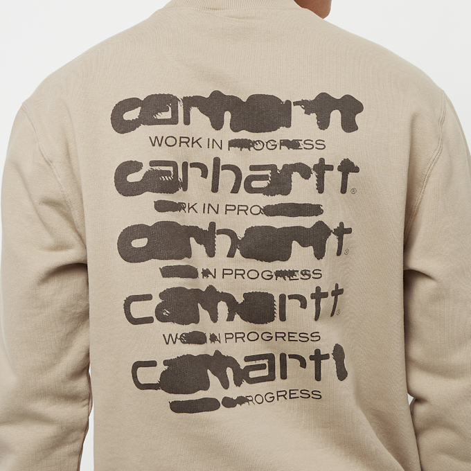 Carhartt WIP Ink Bleed Sweatshirt brązowy 31609 4