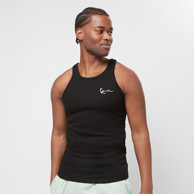 Karl Kani Chest Signature Essential Waffle Tanktop zwart 31674 1