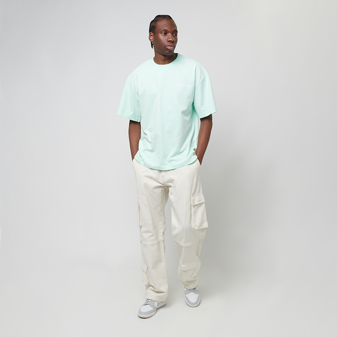 PEQUS Chest Logo T-Shirt turkusowy 31712 5