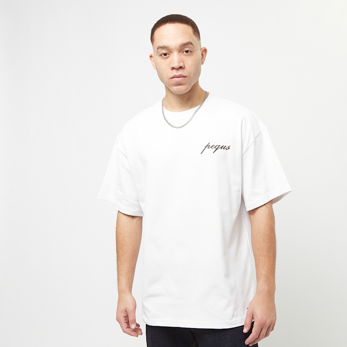 PEQUS Chest Logo T-Shirt blanco 31713 1