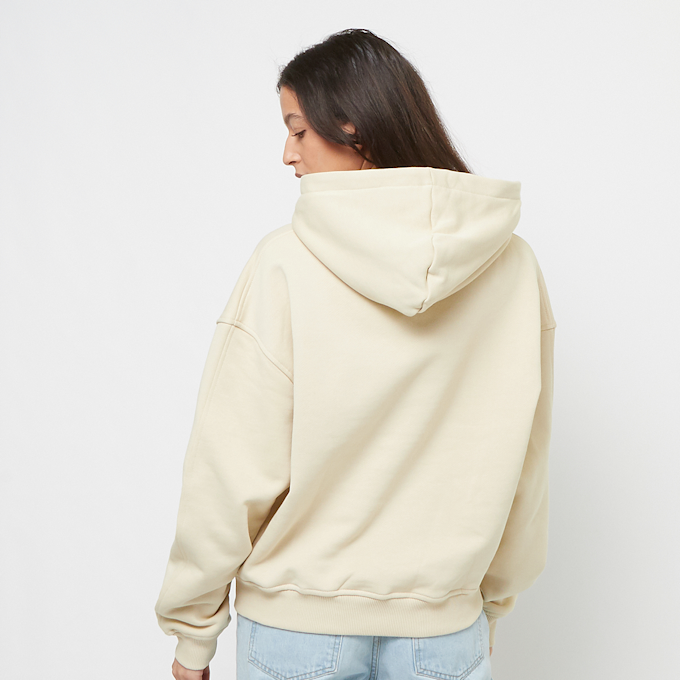 PEQUS Cropped Mythic Logo Patch Hoodie beige 31724 2