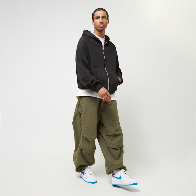 PEQUS Debossed Logo Zip-Hoodie crna 31725 5