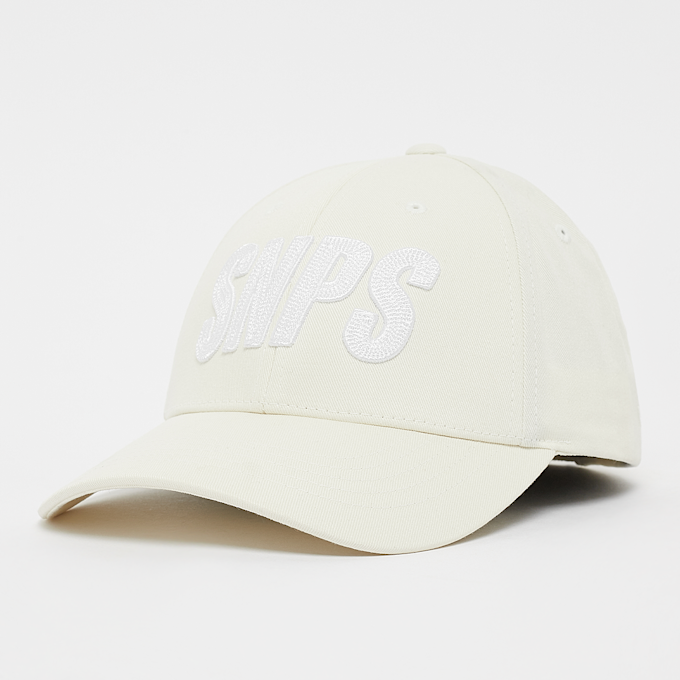 SNIPES Slanted Logo Baseball Cap bianco 31736 1