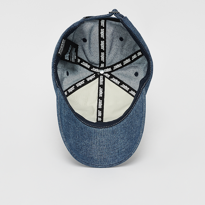SNIPES Serif Logo Contrast Panel Denim BBall Cap plava 31737 3