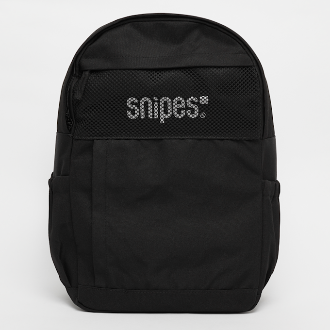 SNIPES Medium Basic Logo Mesh Multi Pocket Backpack nero 31742 1