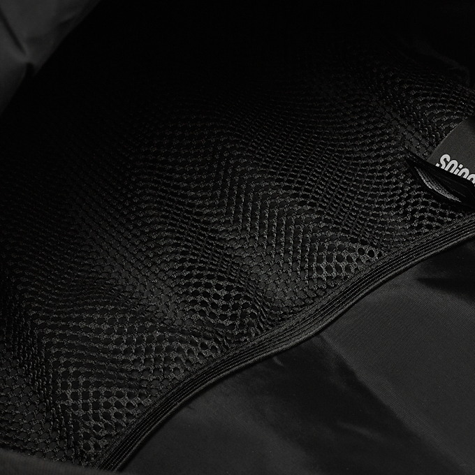 SNIPES Medium Basic Logo Mesh Multi Pocket Backpack noir 31742 4