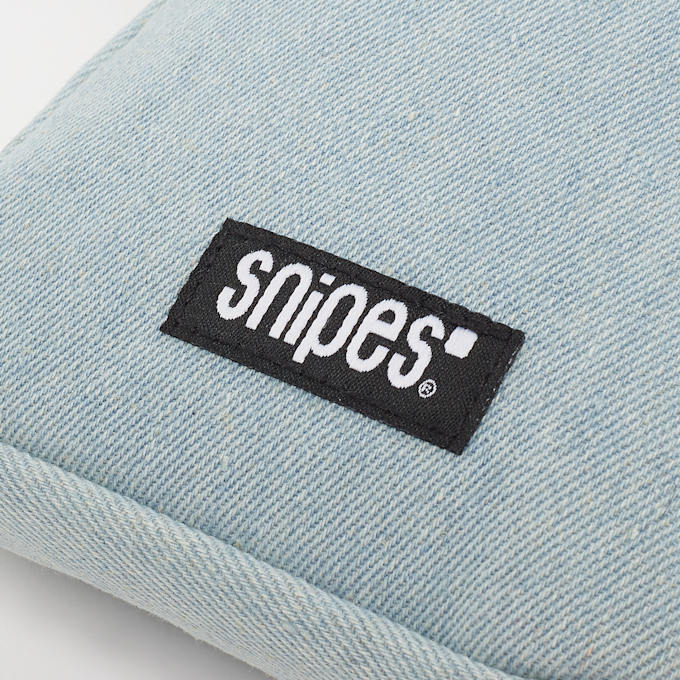 SNIPES Woven Label Basic Logo Denim Mobile Bag blauw 31747 4