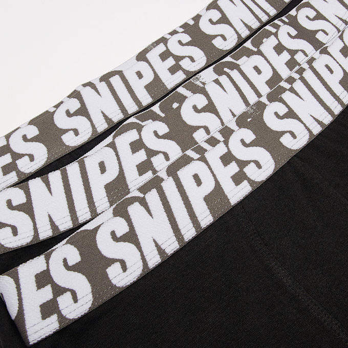 SNIPES 3 PACK - Slanded Logo Grey Tape Briefs Boxershorts crna 31756 2