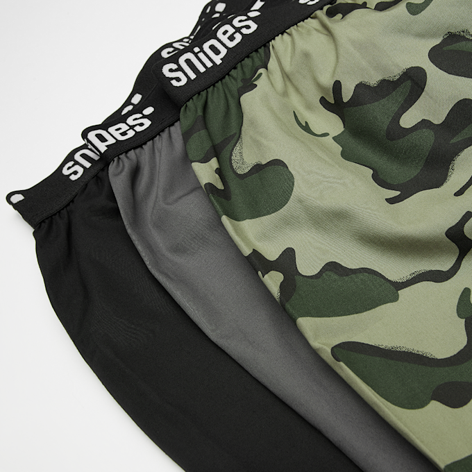 SNIPES 3 PACK - Black Tape Woven Boxershorts wielokolorowy 31759 2