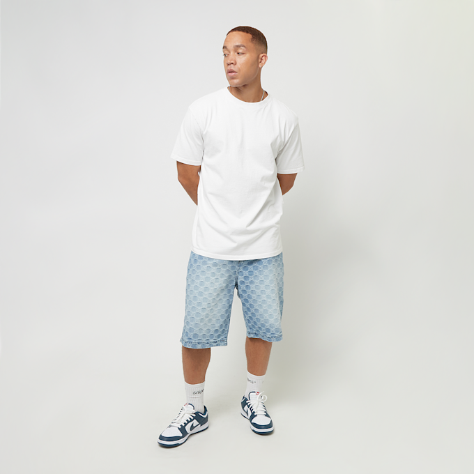 PEQUS Aether Monogram Denim Jorts plava 31764 5