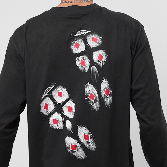 New Balance 9060 Sole Print Long Sleeve T-Shirt crna 31780 5