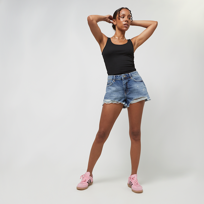 Sixth June Law Waist Mid Blue Denim Short niebieski 31791 5