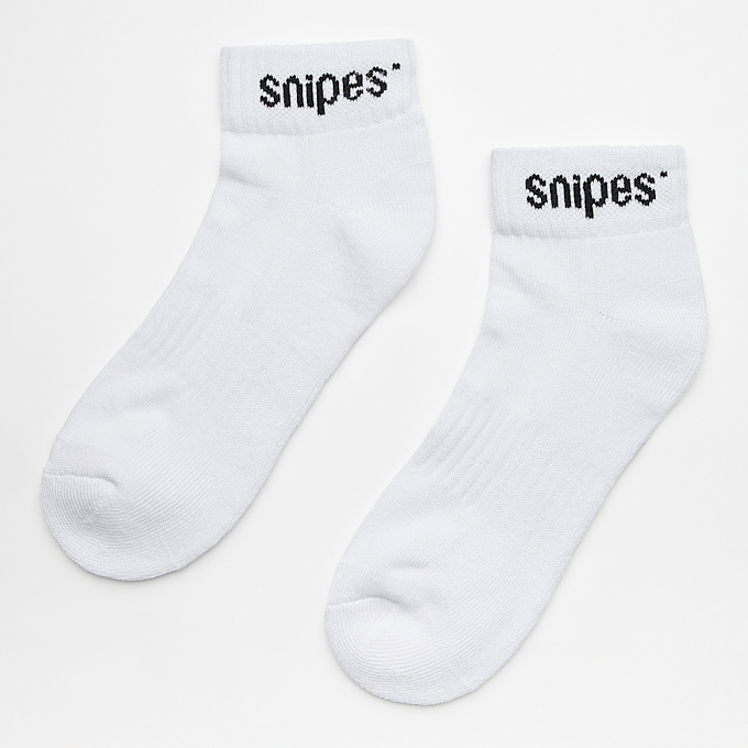 SNIPES 6 PACK - Small Logo Crew Socks blanc 31816 1