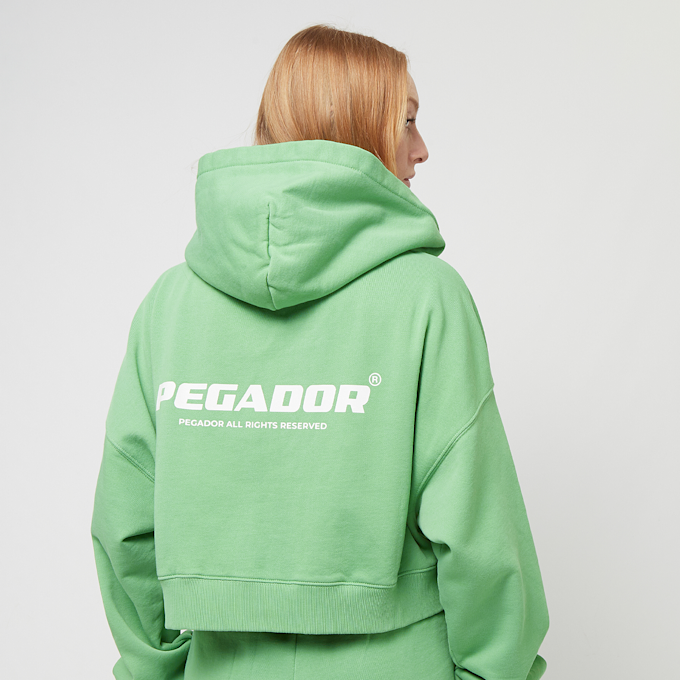 Pegador Lana Logo Cropped Sweat Jacket vert 31853 1