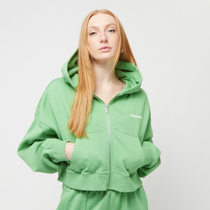 Pegador Lana Logo Cropped Sweat Jacket vert 31853 2