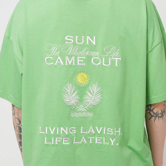 Pegador Flora Heavy Oversized Tee verde 31859 4