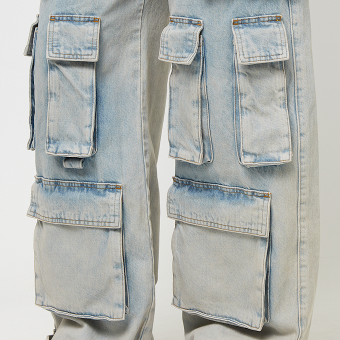 Pegador Celina High Waist Cargo Jeans bleu 31868 4