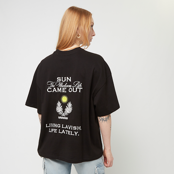 Pegador Flora Heavy Oversized Tee negro 31888 1