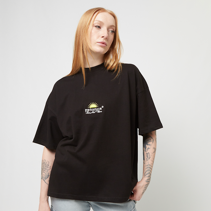 Pegador Flora Heavy Oversized Tee zwart 31888 2