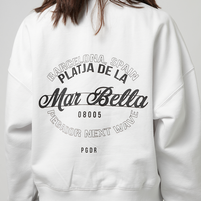 Pegador Luz Oversized Halfzip Sweater wit 31895 4