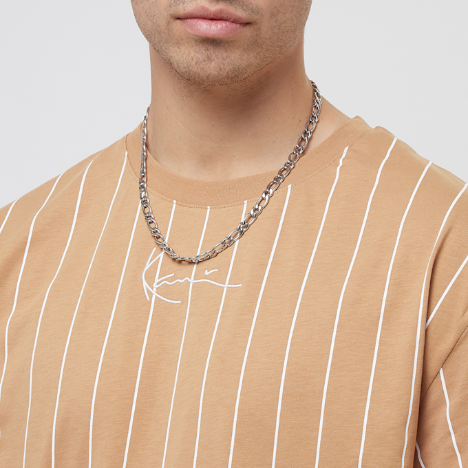 Karl Kani Small Signature Pinstripe Tee bege 31900 3